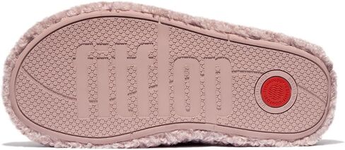 FitFlop Women's Iqushion D-Luxe Padded Teddy Cross Slides Wedge Sandal in Saudi Arabia