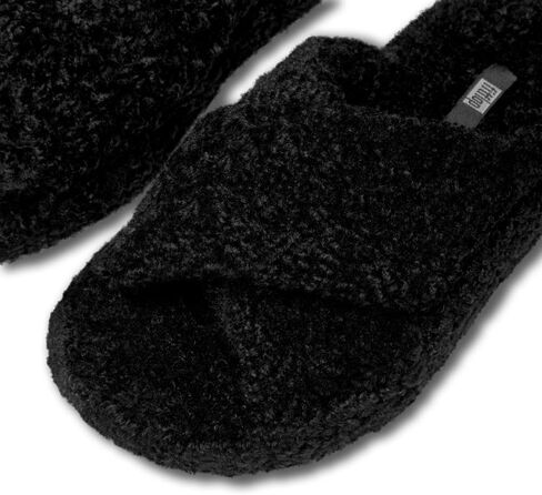 صندل نسائي من FitFlop Iqushion D-Luxe مبطن بشرائح تيدي كروس ويدج in Kuwait