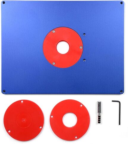 لوحة إدراج طاولة التوجيه، لوحة توجيه من الألومنيوم لمنشار طاولة النجارة، آلة نقش وتشذيب متعددة الوظائف in Kuwait