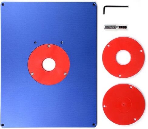 لوحة إدراج طاولة التوجيه، لوحة توجيه من الألومنيوم لمنشار طاولة النجارة، آلة نقش وتشذيب متعددة الوظائف in Kuwait