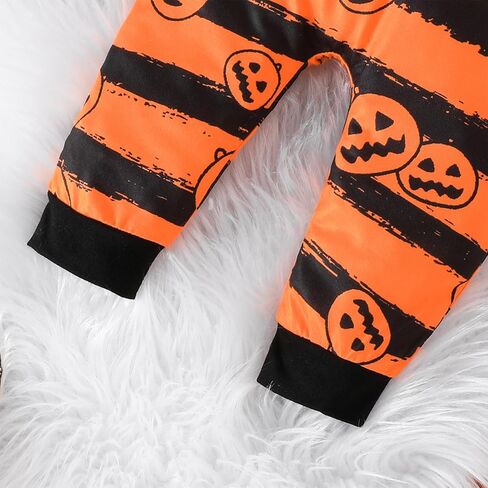 My First Halloween Baby Boy Outfit Newborn Boy Clothes Long Sleeve Romper Pants Baby Pumpkin Clothes Fall in Kuwait