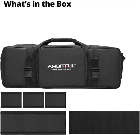 حقيبة حمل كبيرة لمعدات استوديو الصور مقاس 29.5 × 9.8 × 10.6 بوصة، للحوامل الثلاثية وحامل الإضاءة والمظلات ومجموعة إضاءة LED والتصوير الفوتوغرافي (29.5 بوصة / 75 سم) in Kuwait