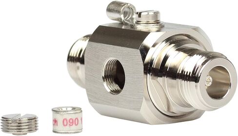 Lightning arrestor N Female to N Female Bulkhead Lightning Surge Protector IP67 with 90 V Gas Tube 50 Ohm DC-3GHz in Saudi Arabia