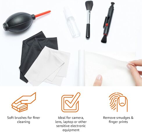 مجموعة تنظيف Amazon Basics لكاميرات DSLR وملحقات الإلكترونيات in Saudi Arabia