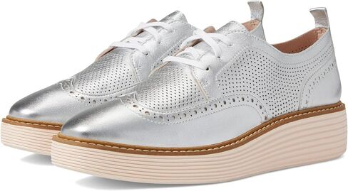 كول هان Originalgrand Platform Wing Tip Oxford Silver Talca/Rose Smoke 6.5 B (M) in Saudi Arabia