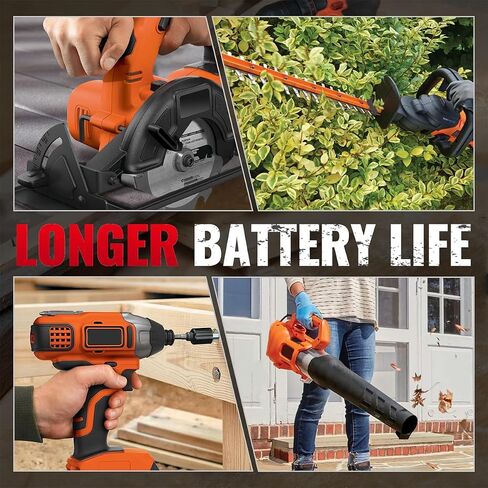 CNEER 5.0Ah LB2X4020 Lithium Battery Replace for Black and Decker 20V Lithium Battery Compatible with Black Decker Battery in Saudi Arabia