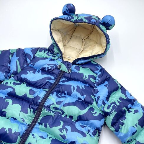 Baby Hooded Coat Infant Winter Lightweight Cotton Down Jacket Packable Outerwear in Saudi Arabia