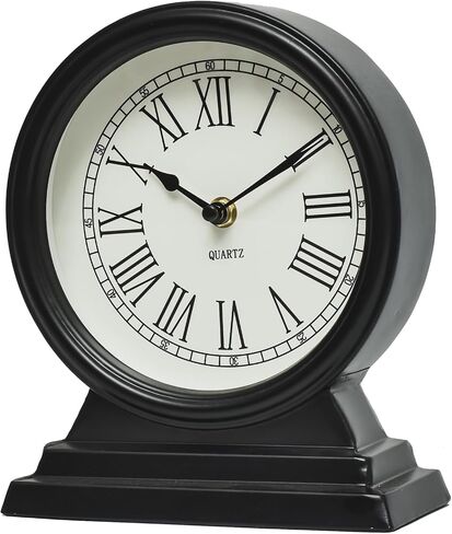 Gold Mantle Clock – Vintage Style Table Clock for Living Room Décor,Vintage Style Table Clock,Decorative Battery Operated Table Top Clock in Saudi Arabia