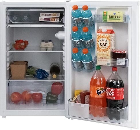 West Bend WBR33B Mini Fridge Compact Refrigerator for Home Office or Dorm, with Reversible Door, Energy Star Rated, Black in Saudi Arabia