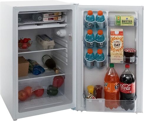West Bend WBR33B Mini Fridge Compact Refrigerator for Home Office or Dorm, with Reversible Door, Energy Star Rated, Black in Saudi Arabia