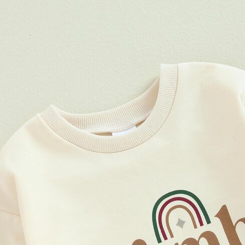 Newborn Baby Twins Matching Outfits Baby Girl Boy Letter Bubble Romper Long Sleeve T-Shirt Bodysuit Fall Clothes in Saudi Arabia