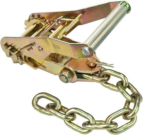 مشبك سقاطة VULCAN - مرساة سلسلة - مقبض 2 بوصة - سلسلة فضية - 4 عبوات - حمل عمل آمن يصل إلى 3300 رطل in Saudi Arabia
