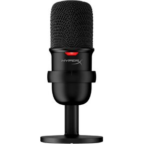 HyperX SoloCast USB Condenser Microphone Tap-to-Mute Sensor Card for Gaming Streaming Podcasts Twitch YouTube Discord - Black (Renewed)