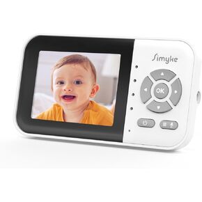 Video Baby Monitor Add-on Display IPS Screen Compatible with BME28 Baby Monitor