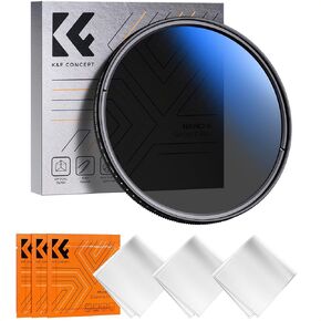 K&F CONCEPT 62mm True Color Variable ND2-400 (1-9 Stops) ND Lens Filter in Saudi Arabia