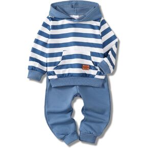 XUANHAO Baby Boys Clothes Toddler Boy Outfits Set 12 18 24 Months 2T 3T 4T 5T Hoodie Sweatshirts Tops Pants Sets Fall Winter