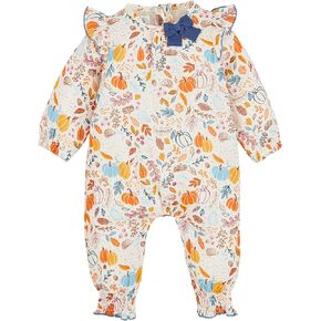 Mud Pie baby-girls Baby Floral Bodysuit