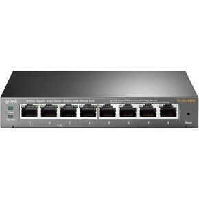 TP-Link Festa FS310GP | 10 Port Gigabit Smart Managed PoE Switch | 8 PoE+ Port @61W, 2 x SFP Slots | Self-Organizing Network | Free Cloud | Fanless | Static Routing, Vlan | Does not work with Omada