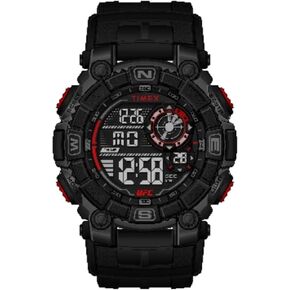 Timex UFC Men's Redemption 50mm Watch - Green Strap Digital Dial Black Case