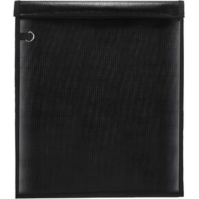 5 Pack Faraday Bags, Large Faraday Bag EMP Proof with Handle, Anti Tracking Faraday Cage for Phones & Laptops & Tablets & Radio & Car Keys, Fireproof & Waterproof Faraday Key Fob Protector