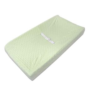 TL Care Heavenly Soft Chenille Fitted Contoured Changing Pad Cover, Golden Yellow Twill Gotcha, for Boys and Girls