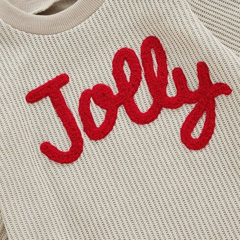 Newborn Baby Girl Boy Christmas Outfit Sweatshirts Romper Santa Oversized Long Sleeve Bodysuit Onesie Baby Clothes in Kuwait
