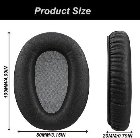 Replacement Ear Pads for Sony WH-CH710N, Headphones Ear Cushions Covers for Sony WH-CH700N, WH-CH710N, WH-CH720N Headset Accessories Ear Cups Repair Part,Ear Comfort Memory Foam-titanium in Saudi Arabia