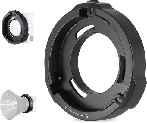 محول Godox ML-GB Godox Mount to Bowens Mount Speedring لـ Godox ML100BI ML30 ML30BI ML60 ML60BI ML60IIBI الذي يعتمد ضوء Godox-Mount in Saudi Arabia