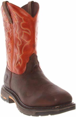 حذاء عمل رجالي من Ariat Workhog بمقدمة مربعة واسعة وطويل من الفولاذ عند أصابع القدم in Kuwait