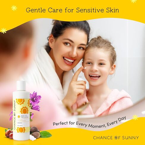 Head to Toe Lavender Lotion - Calming, Nourishing, Organic Shea Butter, Jojoba Oil - Pediatrician Approved, Dermatologist Recommended, for Sensitive Skin, Babies, 8 oz in Saudi Arabia