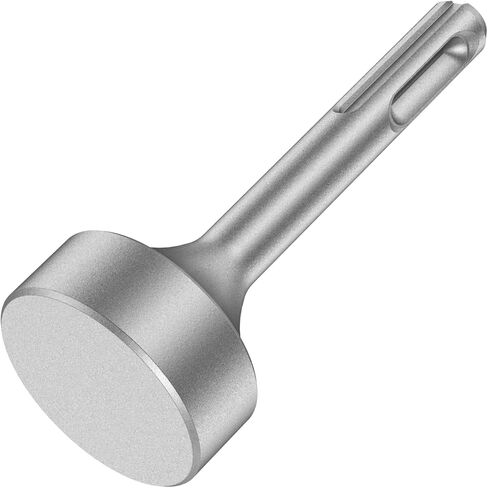 SDS Plus Ground Rod Driver,Wear Resistant Wide Compatibility Ground Rod Bits Socket Heavy Duty Steel Drill Bit Driver for Rotary Hammer Drill Grounding Rods (Flat Drill) in Kuwait