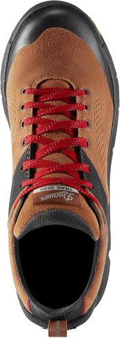 حذاء Danner Trail 2650 3 بوصات للمشي لمسافات طويلة مقاوم للماء للرجال - جزء علوي من الجلد والقماش المتين مع بطانة Gore-Tex قابلة للتنفس ونعل خارجي Vibram الجر، الكنغر البني/الطقس العاصف - 12 EE in Saudi Arabia