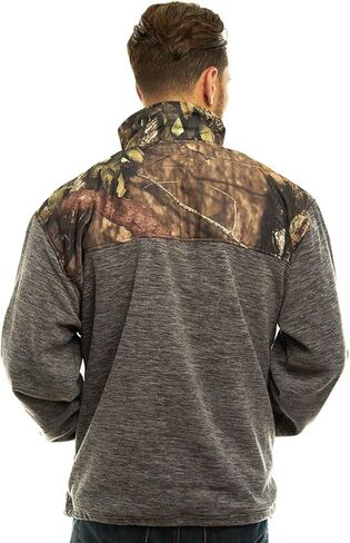 سترة TrailCrest للرجال C-Max بسحاب كامل من الصوف القطبي، أنماط مموهة من Mossy Oak in Kuwait