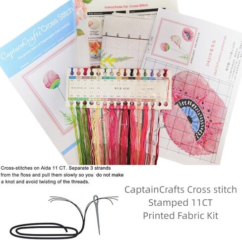 CaptainCrafts New Releases DIY Art Cross Stitch Kits Needlecrafts Patterns and Counted Embroidery Kit Christmas Stocking Santa Claus (E, Preprint Stamped 14CT, 21.3×30.3 Inch) in Saudi Arabia