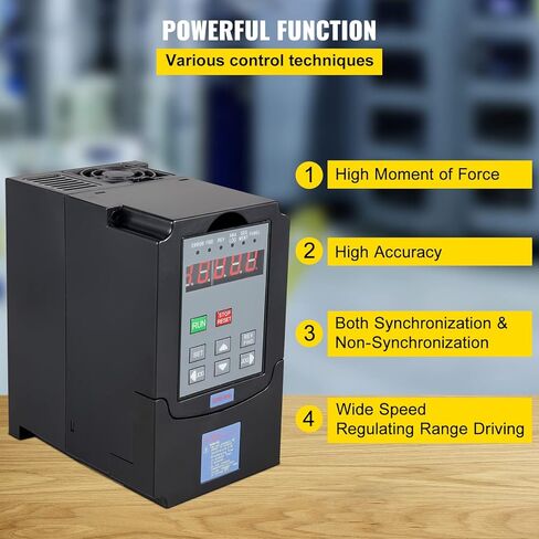220 فولت 3 كيلو وات VFD محرك التردد المتغير CNC VFD محول محرك العاكس لآلة طحن جهاز التوجيه CNC التحكم في سرعة محرك المغزل (3KW VFD) in Saudi Arabia