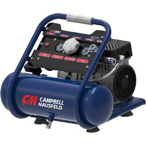 Campbell Hausfeld Quiet 2HP 2 Gal. 125PSI, Electric Oil-Free Portable Single Stage Air Compressor MAX 2.2 SCFM at 90PSI, 3.2 SCFM at 40PSI (DC020500)