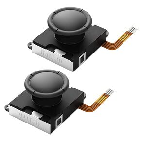 BRONAL Hall Effect Joystick, Joycon Joystick Replacement, No Drift, Replacement Joystick Analog Thumb for Switch JoyCon, Switch OLED & Switch Lite Right/Left Stick (2pcs with Repair Kit)