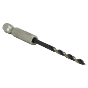 Drill America KFDHEX 3/32" Quick Change Hex Shank High Speed Steel Drill Bit, KFDHEX Series (Pack of 12), Gloss White (Commercial Grade)