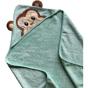 Baby Towels with Hood - Rayon Made from Bamboo - Toddler Bath Towel - Infant Towels - Large Hooded Towel - Hooded Towels for Toddlers - Baby Towel for New Born - 500 GSM - 35.5x35.5 Inch