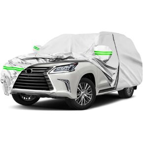 for Audi Q3 2008-2023 Car Cover,Sun Rain UV Dust Snow Protection Outdoor Cover,Waterproof 190T All Weather Car Covers with Zipper Door