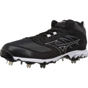 حذاء بيسبول رجالي من Mizuno مقاس 9-Spike Dominant Ic متوسط معدني in Saudi Arabia