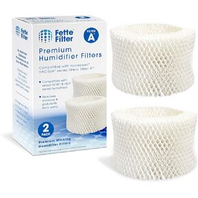 Fette Filter - Humidifier Wicking Filters Compatible with Honeywell HAC-504AW, Filter A for Models HAC-504 and Other Cool Mist Models (Pack of 6)
