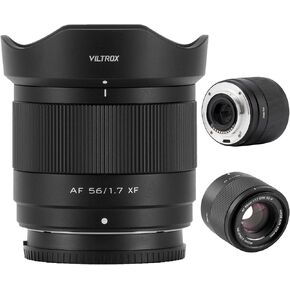 VILTROX 56mm f/1.7 Fuji X Mount Lens, 56mm f/1.7 APS-C Auto Focus Prime Lens for Fujifilm X Mount Mirrorless Cameras X-T5, X-T4, X-T30 II, X-S10, X-T200, X-T30, X-H1, X-H2, X-T3, X-T100