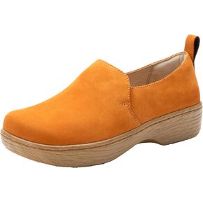 Alegria Women's Origin Orygin Wood Grain Leather Slip On Clog in Saudi Arabia