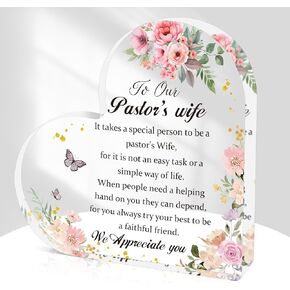 Shejdgart Butterfly Inspirational Gifts for Women Flower Positive Desk Decor Acrylic Heart Gifts for Women Office Coworker Gifts Office Decor Sign Gift for Friend Classmates Coworker Teacher