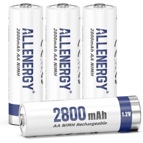 Rechargeable AAA Batteries 1100mAh Ni-MH Rechargeable Triple AAA Batteries 1.2V AAA Batteries Rechargeable 12 Pack, Per-Charged AAA Battery for Outdoor Solar Lights