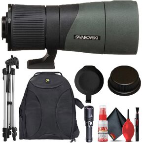 Swarovski ATX/STX/BTX 65mm Objective Lens Module (Eyepiece Module Required) + Padded Backpack + Flashlight + 6FT Tripod + 6Ave Cleaning Kit
