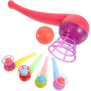 Vaguelly Ball Blowing Toy 20 pcs Floating Blow Balls for Kids Boys Girls Toys Blowing Ball Party (Random Color)