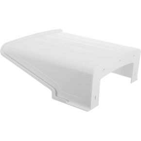 Universal Sun Rain Shade - Survielance Camera Shield Cover Camera Top Protection Monitor Guard Doorbell Cover for Sun Rain Bad Weather for Ring Dome White