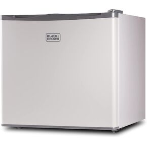 BLACK+DECKER 1.2 Cu. Ft. Compact Upright Freezer, Mini Deep Freeze with Full-Width Wire Shelf